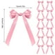 thumbnail image 3 of Decoración de candelabro en nudo de mariposa – Pack de 12 lazos decorativos de nylon blanco y rosa para portavelas, embalajes de regalo, vajilla, decoración navideña y de fiestas, cinta duradera y, 3 of 9
