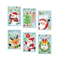 thumbnail image 1 of 6 uds pegatinas de ventana de Navidad Yuyangstore Papá Noel Suministros DIY Estilo A, 1 of 8
