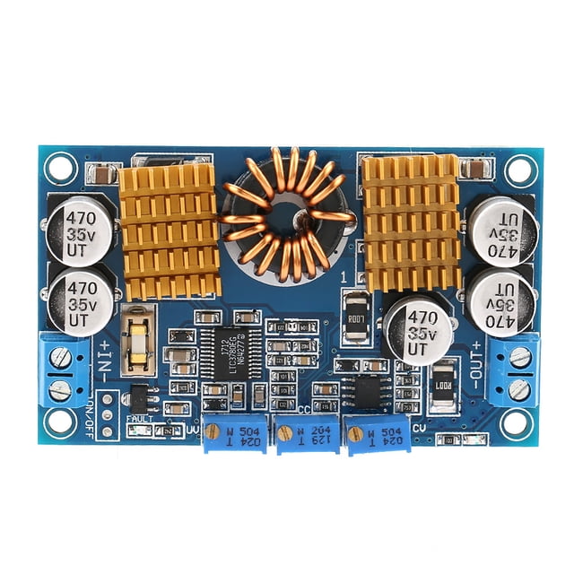 Stable Faible Résistance Non Isolé Boost Module, Aluminium Puissance Module Abaisseur, Moins de Chaleur pour la Conversion de Tension Stéréo de Voiture