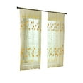 thumbnail image 2 of Rideau 1 / 1 Feuilles Voile Drapé Rideau Transparent Maison / Voile Feuilles 1 Drapé Rideau de Fenêtre Transparent Maison, 2 of 5