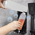 thumbnail image 4 of Steadline Wall Mounted Soap Dispenser - No Drill 10ML Capacity Liquid Soap Dispenser - Push Type Bathroom and Kitchen Organizer with Refillable Bottle, 4 of 6