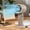 Coffee, variant on Upgrade 6 Speed Digital Display Handheld Fan, Detachable Base Stand Rechargeable Mini Fan, High Speed Portable Travel Cooling Fan for Outdoor Office A