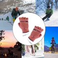 thumbnail image 6 of Women USB Heated Gloves,Winter Warm Automatic Constant Temperature Heating Gloves,Women Half Fingers Knitting Gloves, 6 of 7