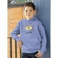thumbnail image 2 of Bear Face Doodle Hoodie Juniors -Image by Shutterstock,  Medium, 2 of 4