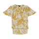 thumbnail image 1 of Alfani Blusa con estampado de cebra para mujer, amarillo, pequeño, 1 of 2
