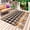 Orange Peru Wheat, variant on Orange Pumpkins Fall Outdoor Rug 6x9 Ft - Reversible Patio Rug Outdoor Camping Rugs, Plaid Thanksgiving Leaves Floral Washable Indoor Outdoor Area Rugs, Non-Slip Outdoor Carpet Runner for Deck/Porch