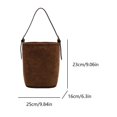 thumbnail image 4 of Bolso Hombro para Mujer Y Hombre Tipo Cubo Con Correa Ajustable Sólido (regaliz) Verde, 4 of 4