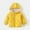 Yellow, variant on TAIAOJING Toddler Kids Boys Girls Polar Down Puffer Jacket with Hood Babys Boys Girls Thick Warm Hooded Coat Winter for Babys Clothes Coat Solid Colour Hooded Outwear Parka 18-24 Months