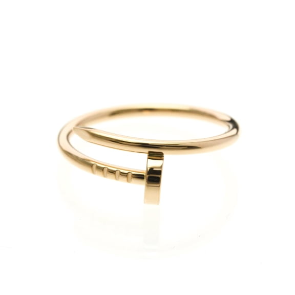 Pre-Owned Cartier Juste Un Clou Pink Gold (18K) Fashion No Stone Band Ring Pink Gold