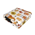 thumbnail image 2 of KLL Gnomes Autumn Harvest Print Fleece Throw Blanket, Horizontal Fleece Bedding Cute Soft Blankets Comfy Fleece Flannel Plush Home Decor for Couch & Bed -40"x30", 2 of 9