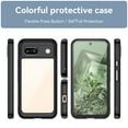 thumbnail image 2 of Feishell Clear Case for Google Pixel 8a,Shockproof Slim Fit Non-Yellowing Transparent Anti-Scratch Lightweight Silicone Anti-Fingerprint Protective Phone Case for Google Pixel 8a,Black, 2 of 8