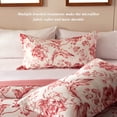 thumbnail image 4 of Bedtreat King Comforter Sets,7-Pieces Reversible Bedding Sets,Bed in a Bag with Comforter,Flat Sheet and Fitted Sheet,Pillowcases & Shams,Lisse,Mauveglow, 4 of 6