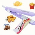 thumbnail image 4 of Handheld Food Sealer Machine - Mini Heat Sealer for Snack Bags, Potato Chips & Plastic Storage | Portable with 45" Cord, 4 Colors (Green/Purple/Black/Blue), Smart Auto Shutoff, 4 of 23