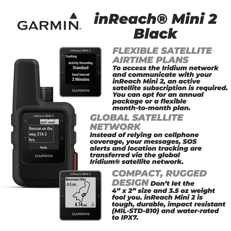 Garmin inReach® Mini 2, Satellite Communicator