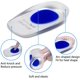thumbnail image 5 of 3 pares de almohadillas de gel para el talón, almohadillas de silicona para el talón, plantillas para aliviar el dolor en los pies, almohadillas ortopédicas para tendinitis y fascitis plantar para hom, 5 of 5