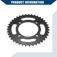 thumbnail image 7 of Unique Bargains 420 Pitch 39 Tooth 76mm Motorcycle Chain Sprocket Rear Sprocket for 50cc 70cc 90cc 110cc Dirt Pit Bike, 7 of 7