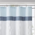 thumbnail image 3 of 510 Design Polyester Microfiber Embroidery Printed Shower Curtain in Blue, 3 of 5