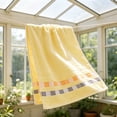 thumbnail image 5 of Cotton Bathroom Towels 30.7" x 13.4" Absorbent Towel Soft Face Towel Microfiber Bath Towels Shower Towel for Household Family Bathroom Decoration, 5 of 6