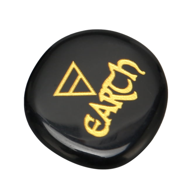 Reiki Healing Stones,Engraved Palm Stones Oval Symbol Healing Stones Reiki Balancing Symbol Stones Unrivaled Performance
