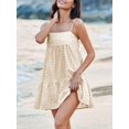 thumbnail image 2 of Minivestido de verano a cuadros de Dress Wenrine para mujer, 2 of 6