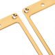 thumbnail image 2 of 2Pcs Electric Guitar Pickup Frames, Metal Replacement Humbucker Pickup Mounting Ring for Decoration, Gold, 2 of 4