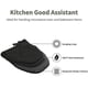 thumbnail image 1 of 1 par de manoplas cortas para horno, mini manoplas para horno de cocina de silicona resistente al calor para 500 grados, agarre antideslizante ShuxiuWang 8390611111946, 1 of 1