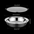 thumbnail image 3 of CIYISON Stainless Steel Oven Crisper Tray Non-Stick Cookie Sheet Frying Pan Grill Oil Filter Mesh Chips Basket Baking Dish Tool, 3 of 18