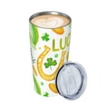 thumbnail image 3 of Kll St Patrick'S Day1 Stainless Steel Vacuum Insulated Coffee Cup 20 Oz Insulated Travel Mug Water Cup With Leak-Proof Straw Lid & Flip Lid,1 Metal Straws,1 Cleaning Brush, 3 of 8