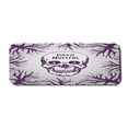 thumbnail image 1 of Mexican Computer Mouse Pad, Words with Spooky Skull Head Among Tree Branches Calaveral Carnival Holiday Graphic, Rectangle Non-Slip Rubber Mousepad Large, 31" x 12" Gaming Size, Purple, by Ambesonne, 1 of 2