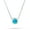 Blue-Opal, variant on Womens 1CT Solitaire Bezel Set Opal Pendant Necklace .925 Sterling Silver