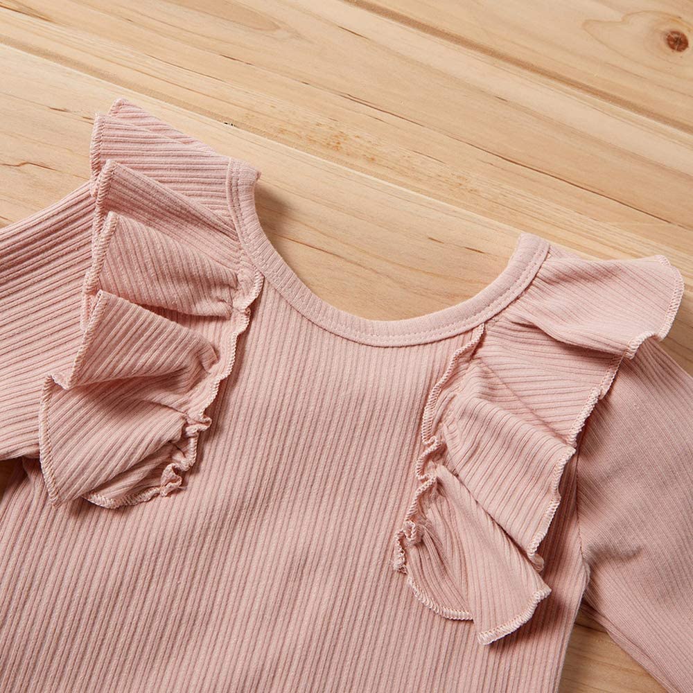 Baby Girls Clothes Cute Baby Clothes Girls Romper + Pant 3pcs Winter Outfit Newborn