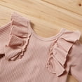 thumbnail image 5 of Baby Girls Clothes Cute Baby Clothes Girls Romper + Pant 3pcs Winter Outfit 0-3 Months, 5 of 7