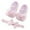 Pink, variant on Daznico Baby Sneakers with Soft Sole for Toddlers Pearl and Floral Dress Shoes,3-6 Months