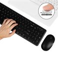 thumbnail image 6 of PloutoRich Wireless Keyboard and Mouse Combo, Ultra Slim Silent Full-Size Computer Keyboard Mouse Set with 2.4G USB Receiver & Keyboard Cover for Laptop Computer PC Desktop(Black), 6 of 11