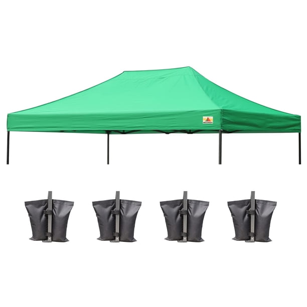 Toldo ABCCANOPY de 10 x 15 pies, color verde Kelly, impermeable