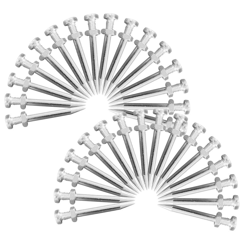 GAXIRE 40Pcs Metal Aerator Shoe Spikes for Garden Lawn Aeration Tools