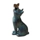 thumbnail image 1 of Cat And Butterfly Curiosity Garden Statue Feline Resin Durable Trees Flowers Fences Walkways Decoration, 1 of 5