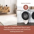 thumbnail image 3 of Alfombra NuLoom Cozy Plush Superior Wash Loni, blanca, 120 x 180 cm, 3 of 6