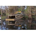 thumbnail image 2 of Jones, Adam 14x11 White Modern Wood Framed Museum Art Print Titled - Early spring view of old abandoned boat-blackwater area of St Johns River-central Florida, 2 of 4