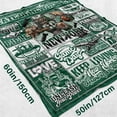 thumbnail image 6 of Sport Style Blankets for Football Fans, Football Blanket Gifts, Football Lovers Gift, Team Color Flannel Blanket 60"X50", 6 of 6
