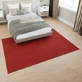 thumbnail image 5 of Ottomanson Non-Slip Area Rug for Living Room 5' x 6'6" Stain-Resistant Low Pile Floor Carpet, Red, 5 of 8