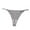 Gray, variant on Lunuaoe Women's Ice Silk Thong Panties, Sexy Thin Strap G-String, Breathable Plus Size Underwear