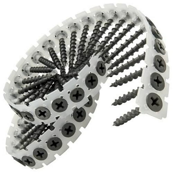 (4000-Pack) 6-Gauge 1-1/4 in. Collated Drywall to Wood Screws