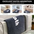 thumbnail image 4 of CJC Shower Mat Anti-Slip Tub Bath Mat Quick Dry Shower Mat Absorbent Soft Shaggy Surface Bathroom Floor Mat For Wet Areas, 4 of 10