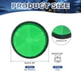 thumbnail image 2 of Reflectores traseros redondos Uxcell, reflector de advertencia reflectante de seguridad para motocicleta y bicicleta verde, 2 of 7