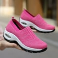 thumbnail image 6 of CHICVOMEY Womens Orthopedic Walking Shoes Breathable Knitted Mesh Loafers Air Cushion Arch Support Lightweight Jogging Shoes for Daily Walker Comfort Diabetic Friendly, 6 of 10
