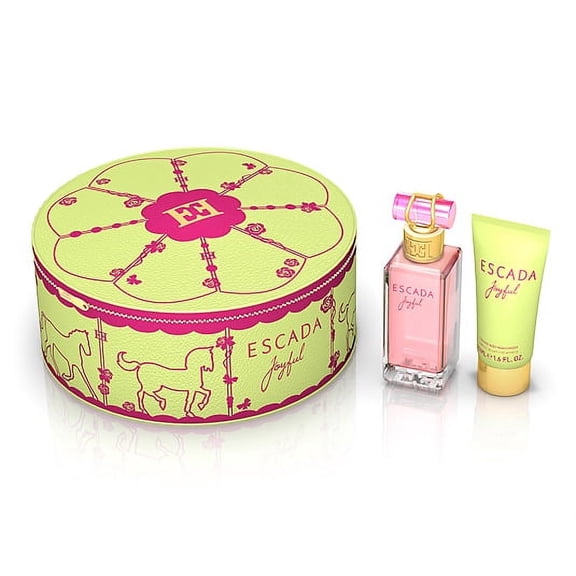 Escada Joyful 2pcs Set Women Eau De Parfum 2.5oz / Body Moisturizer 1.6oz