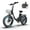 L20-Black, variant on GOKEEP Folding Electric Bike for Adult, 52V 13Ah Removable Battery, 20" Fat Tire & Front Suspension Electric Bicycles, 7-Speed Commuter Ebike, UL2849, Black