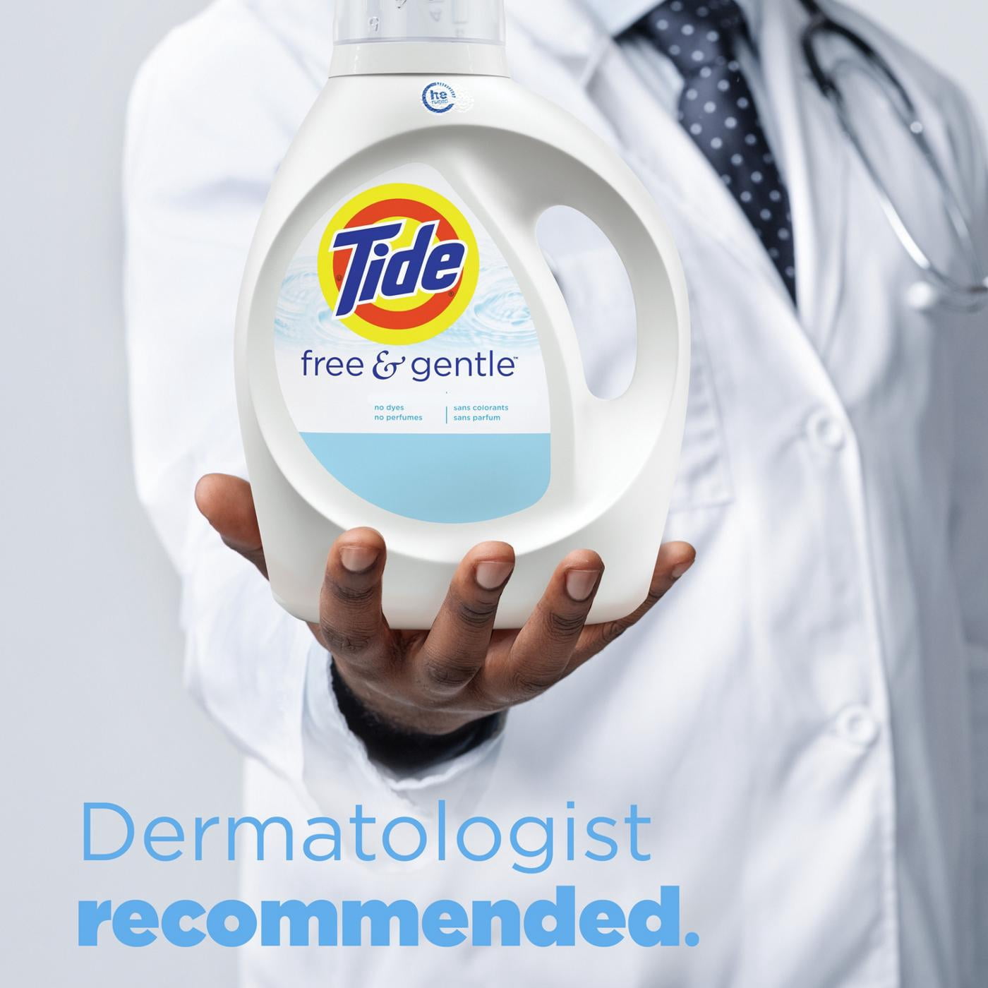 Tide Free & Gentle HE Turbo Clean Liquid Laundry Detergent, 100 Loads 132 oz