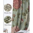 thumbnail image 6 of Spring Flower Blackout Curtains 90 Inch Length 2 Panels Set for Living Room Bedroom, Farmhouse Vintage Country Floral Plant Green Privacy Window Treatment Thermal Insulated Black Out Drapes 52"x90", 6 of 8